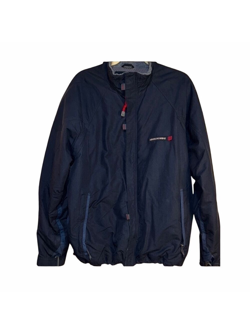 Abercrombie & Fitch Men's Large Dark Blue Performance Jacket
